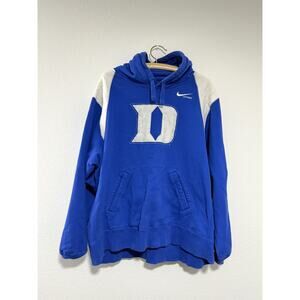 Nike Duke Blue Devils Lacrosse Hoodie 2XL Blue Pullover Sweatshirt NCAA Men’s